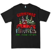 Black christmas farm fresh Premium Tee - CowhideDigitalArt