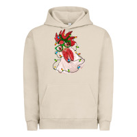 Pigment French Oak christmas rooster with lights Urban Hoodie - RanaPortraitStore