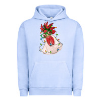 Pigment Grape Ice christmas rooster with lights Urban Hoodie - RanaPortraitStore