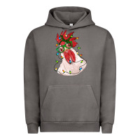 Pigment Tornado christmas rooster with lights Urban Hoodie - RanaPortraitStore