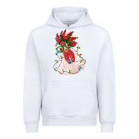 White christmas rooster with lights Urban Hoodie - RanaPortraitStore