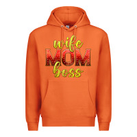 Carrot wife mom boss Premium Hoodie - texasbilliewilder