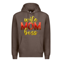 Coffee wife mom boss Premium Hoodie - texasbilliewilder