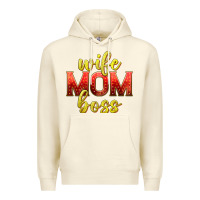 Sandshell wife mom boss Premium Hoodie - texasbilliewilder