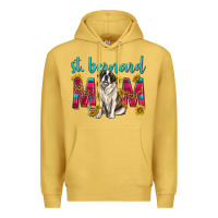 Antique Gold western st bernard mom Premium Hoodie - texasbilliewilder