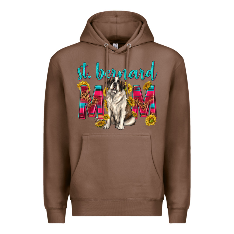 Western St Bernard Mom Premium Hoodie by texasbilliewilder | Teevron