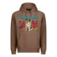 Chestnut western st bernard mom Premium Hoodie - texasbilliewilder