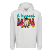 Dove Grey western st bernard mom Premium Hoodie - texasbilliewilder