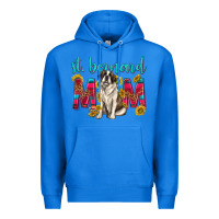 True Royal western st bernard mom Premium Hoodie - texasbilliewilder