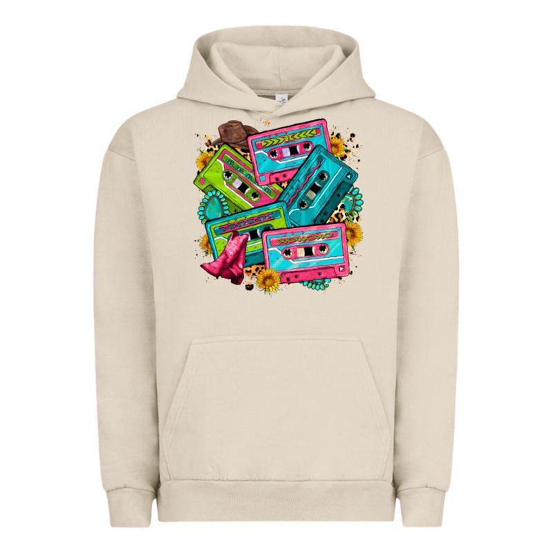 90's Country Cassette Tapes Urban Hoodie by Zillion Design Studio | Teevron