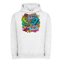 Pigment Lunar Rock 90's country cassette tapes Urban Hoodie - Zillion Design Studio
