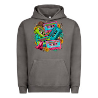 Pigment Tornado 90's country cassette tapes Urban Hoodie - Zillion Design Studio
