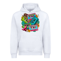 White 90's country cassette tapes Urban Hoodie - Zillion Design Studio