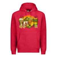 Cardinal frog coffee cups Premium Hoodie - Zillion Design Studio