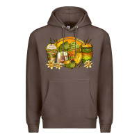 Coffee frog coffee cups Premium Hoodie - Zillion Design Studio