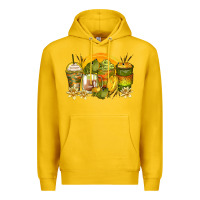 Lemon frog coffee cups Premium Hoodie - Zillion Design Studio