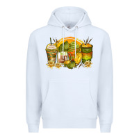 White frog coffee cups Premium Hoodie - Zillion Design Studio