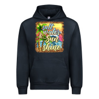 Navy salt water and sunshine Urban Hoodie - texasbilliewilder