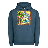 Pigment Midnight Navy salt water and sunshine Urban Hoodie - texasbilliewilder