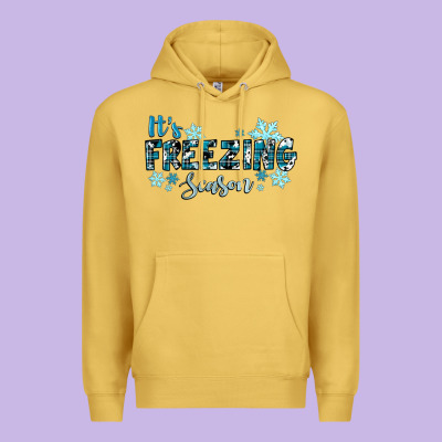 It's Freezing Season Winter Premium Hoodie Designed By Ranaportraitstore