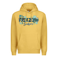 Antique Gold it's freezing season winter Premium Hoodie - RanaPortraitStore
