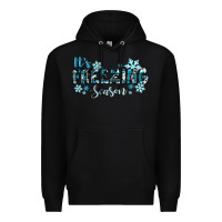 Black it's freezing season winter Premium Hoodie - RanaPortraitStore