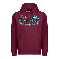 Burgundy it's freezing season winter Premium Hoodie - RanaPortraitStore