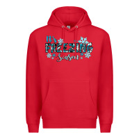 Red it's freezing season winter Premium Hoodie - RanaPortraitStore
