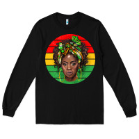 Black black women Long Sleeve Tee - BarkalooDesign
