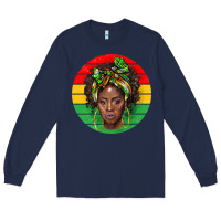 Navy black women Long Sleeve Tee - BarkalooDesign