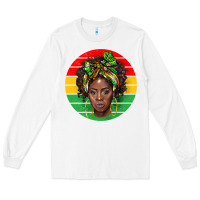 White black women Long Sleeve Tee - BarkalooDesign