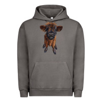 Pigment Tornado highland cow calf Urban Hoodie - RanaPortraitStore
