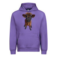 Highland Cow Calf Urban Hoodie | Teevron