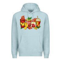 Blue Mist crawfish coffee cups Premium Hoodie - Zillion Design Studio