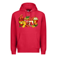 Cardinal crawfish coffee cups Premium Hoodie - Zillion Design Studio