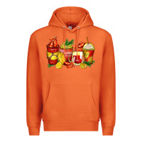 Carrot crawfish coffee cups Premium Hoodie - Zillion Design Studio