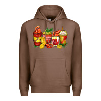Chestnut crawfish coffee cups Premium Hoodie - Zillion Design Studio