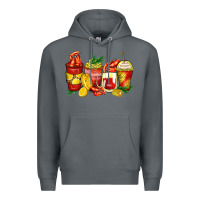 Rock crawfish coffee cups Premium Hoodie - Zillion Design Studio