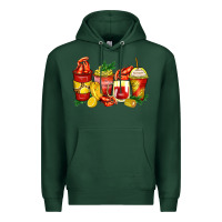 Sports Green crawfish coffee cups Premium Hoodie - Zillion Design Studio