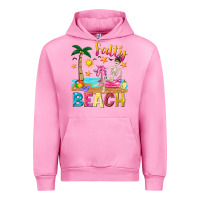 Fuchsia Pink salty beach Urban Hoodie - texasbilliewilder