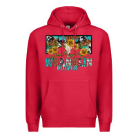 Cardinal wranglin mama Premium Hoodie - texasbilliewilder
