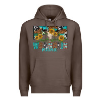 Coffee wranglin mama Premium Hoodie - texasbilliewilder