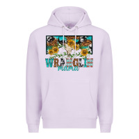 Lilac wranglin mama Premium Hoodie - texasbilliewilder
