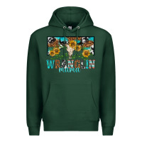 Sports Green wranglin mama Premium Hoodie - texasbilliewilder