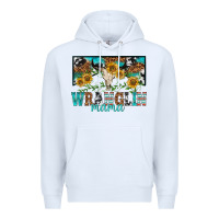 White wranglin mama Premium Hoodie - texasbilliewilder
