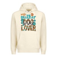 Sandshell wife mother dog lover with paws Premium Hoodie - texasbilliewilder