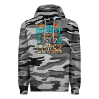 Slate Camo wife mother dog lover with paws Premium Hoodie - texasbilliewilder