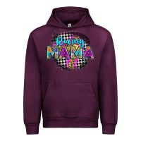Mauve Wine racing mama Urban Hoodie - Zillion Design Studio