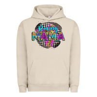 Pigment French Oak racing mama Urban Hoodie - Zillion Design Studio