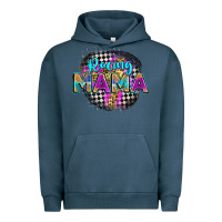 Pigment Midnight Navy racing mama Urban Hoodie - Zillion Design Studio